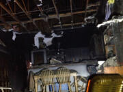 An early-morning fire caused significant damage to the interior of a Washougal home Monday.