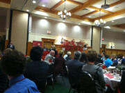 A crowd of 250 attended Washington State University Vancouver's Scholarship &amp; Service Recognition Dinner on Wednesday night.