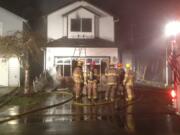 Crews responded to a house fire at 1808 S.W. Sixth St. in Battle Ground early Tuesday morning.