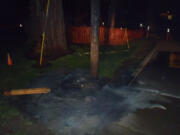 Camas police arrested two suspects in a string of arsons that resulted in five toched portable toilets since March 5.