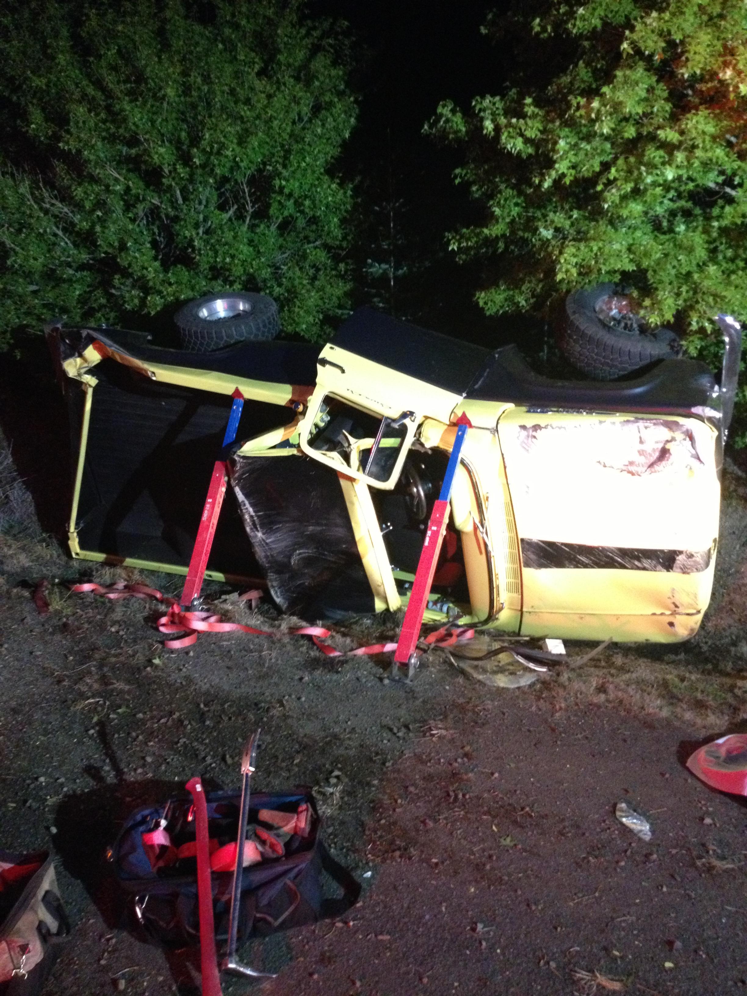 A senior at Ridgefield High School died in a single-vehicle crash Wednesday night.