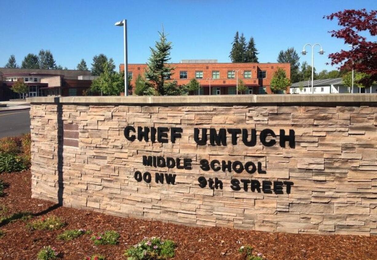 Chief Umtuch Middle School was one of six schools in Battle Ground closed Wednesday in response to threats.