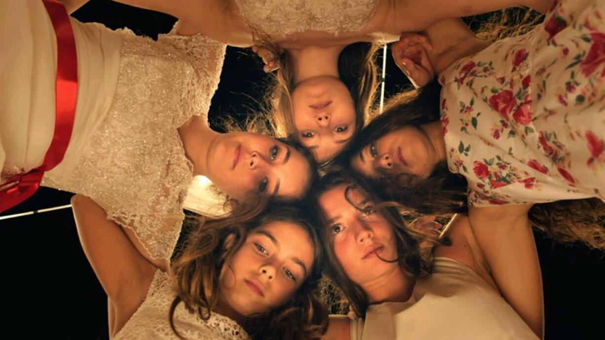 Tugba Sunguroglu, Ilayda Akdogan, Doga Zeynep Doguslu, Elit Iscan, and Günes Sensoy in "Mustang." (Cohen Media Group)