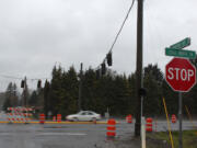 WSDOT will activate a temporary stoplight at Sixth Avenue and Highway 14 on Wednesday.