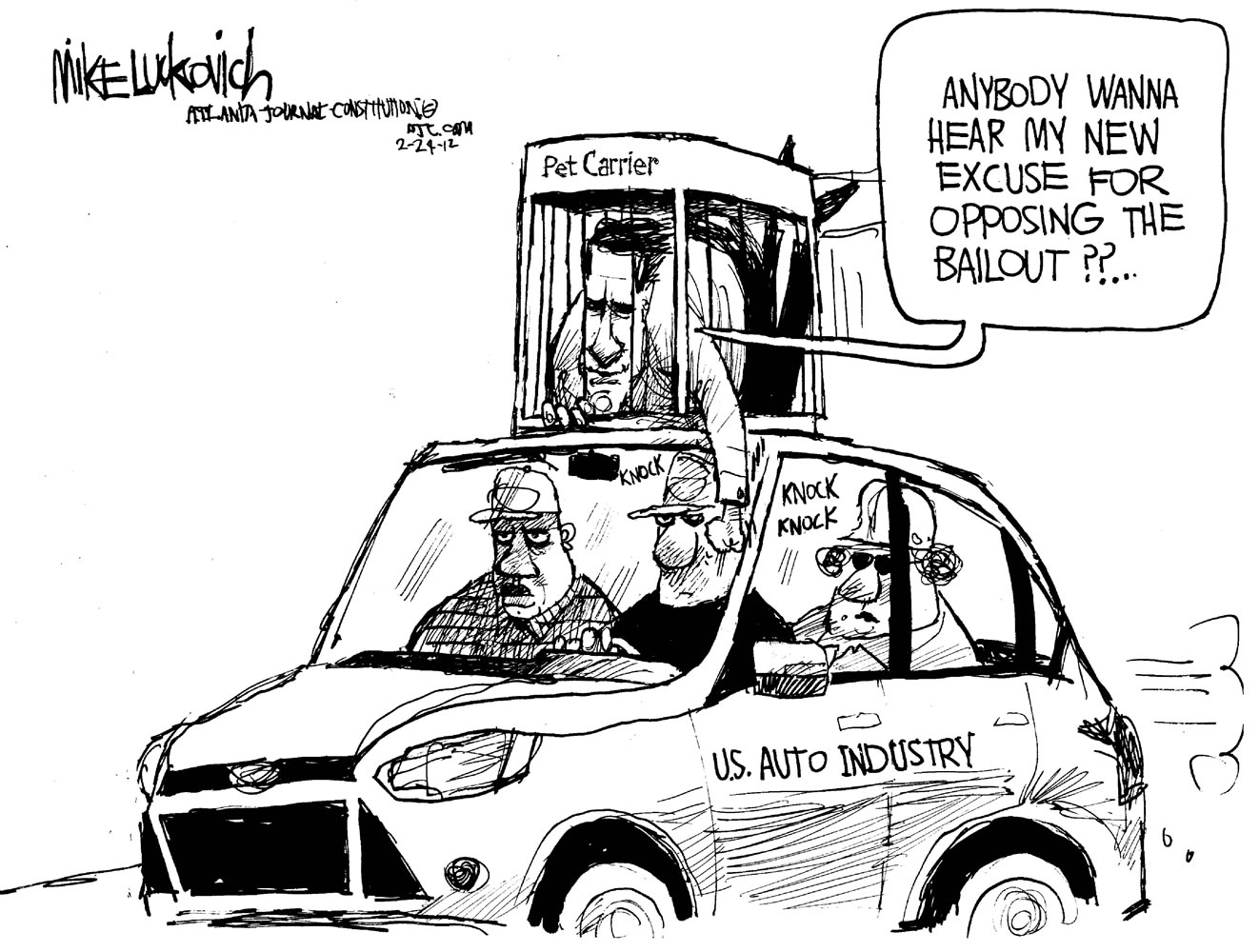 Romney's new ride.