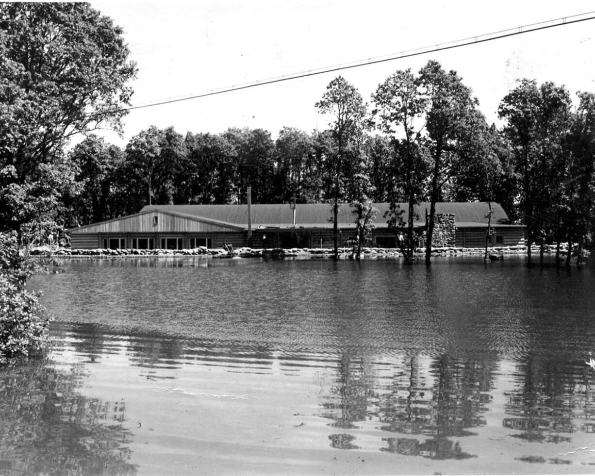 Just as Pat Mason was getting ready to open Wagon Wheel Park, the Memorial Day flood of 1948 hit.