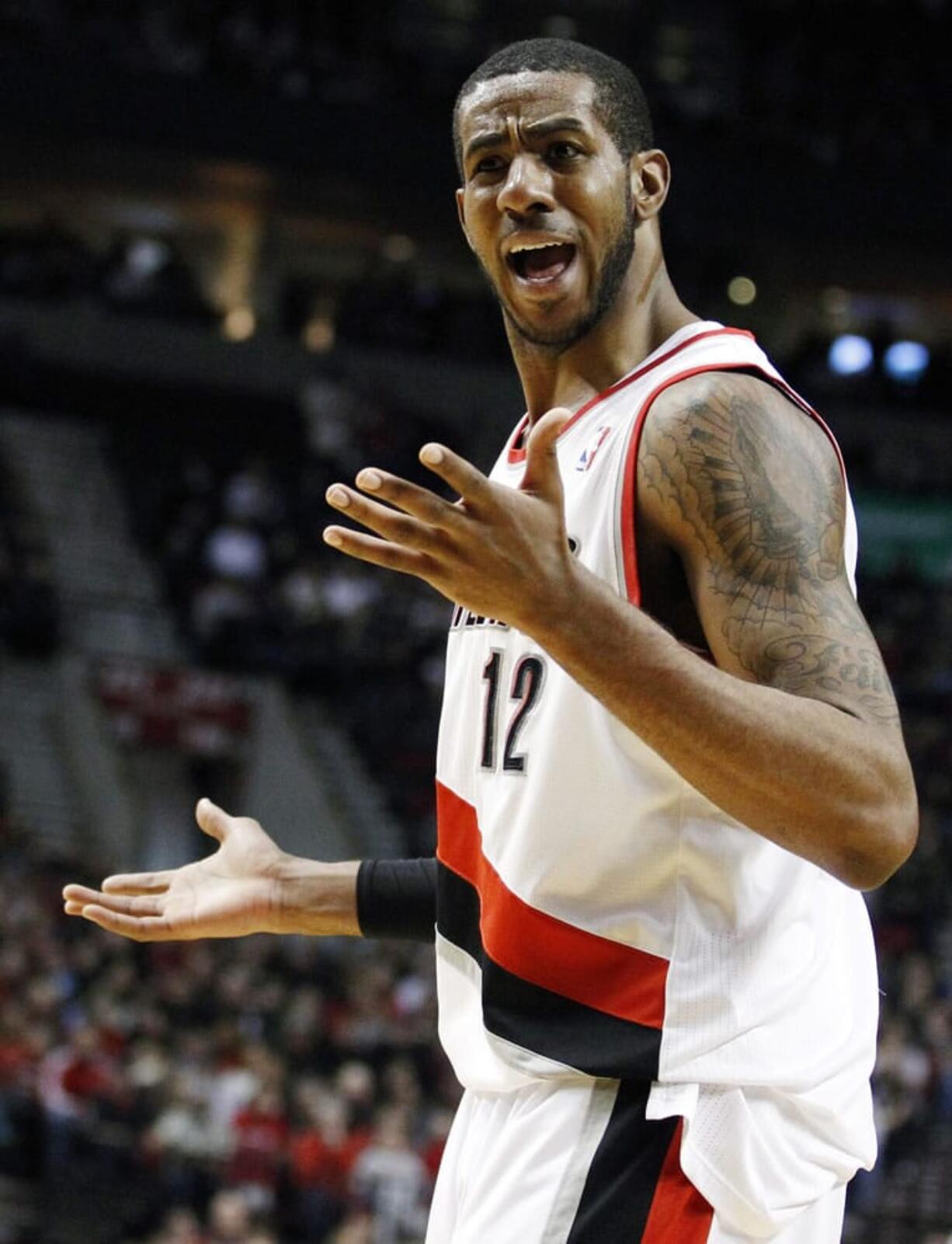 Portland Trail Blazers' LaMarcus Aldridge started the abbreviated season strong, was named to the All-Star Game, but couldn't finish the season due to injury.