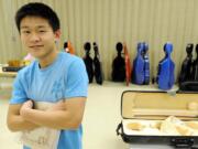 Fred Lu, shown while waiting to rehearse Beethoven's Emperor Concerto with the Portland Youth Philharmonic Orchestra in Portland, was named a 2012 U.S.