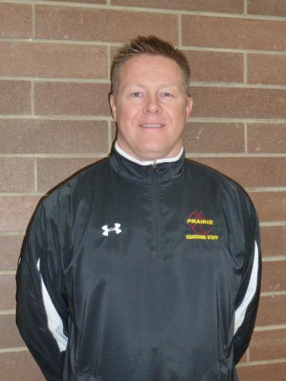 New Prairie girls basketball coach Mike Smith