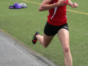 Alexa Efraimson chases another school record for the Camas track and field team. The freshman finished in first place in the 1,500-meter run at the Nike Jesuit Relays Friday, in Beaverton, Ore.