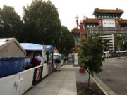 The Right 2 Dream Too homeless camp in Portland, seen in 2013, has been in Chinatown since 2011.