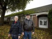 Pat Somdalen, left, and Bill Tucker both attended school at Battle Ground Central School.