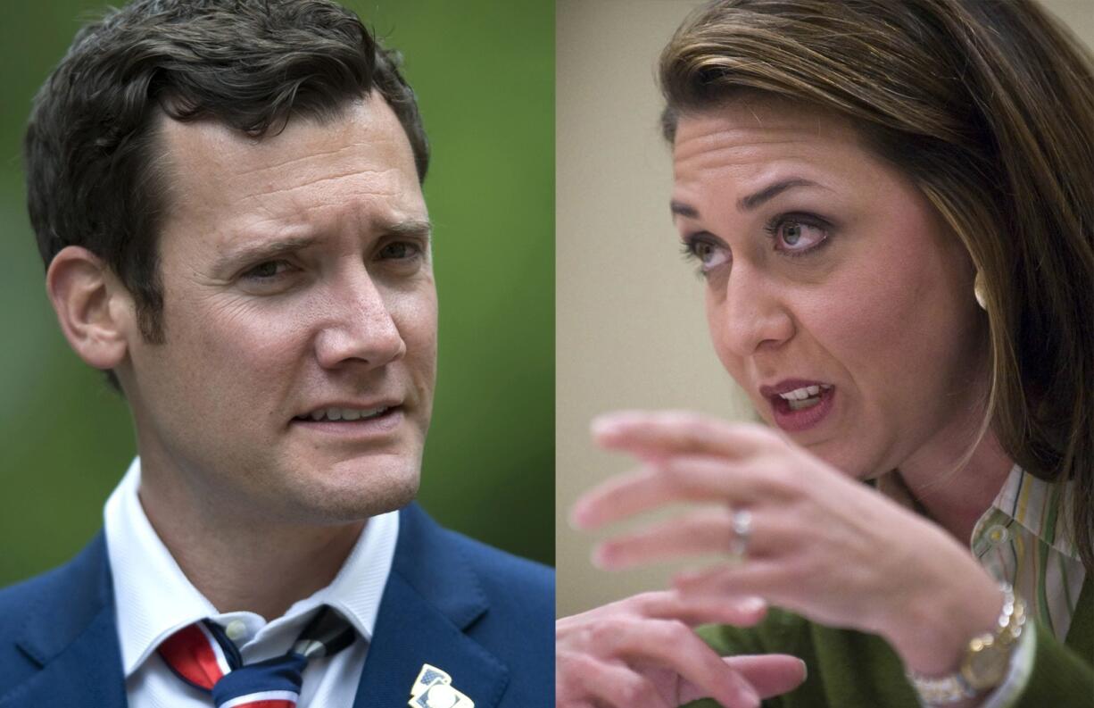 Vancouver Mayor Tim Leavitt and Congresswoman Jaime Herrera Beutler