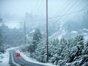 Wintry weather this week brought Vancouver significant snow on one of the latest dates the city has ever seen.