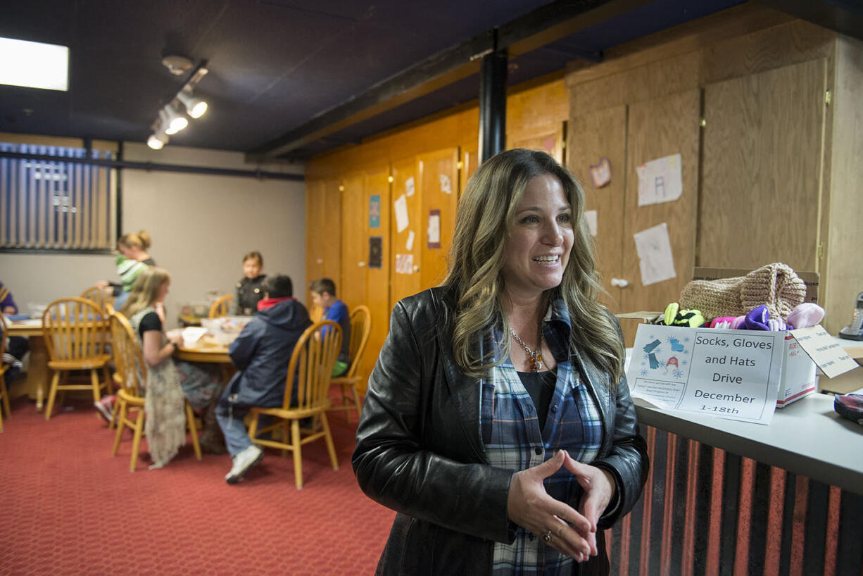 Gilda Ciraulo during one of her last days at work as executive director of Rocksolid Community Teen Center in Brush Prairie. She and husband Mike participated in a wide range of boards, foundations, service organizations and other community roles before moving to Pendleton, Ore.