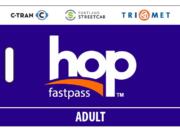 The new Hop FastPass that C-Tran commuters will begin using in 2017.