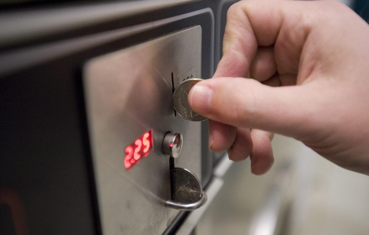 Laundry Love runs through about $150 in donated quarters every two weeks.