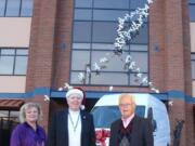 VanMall: Pictured with the new Innovative Services NW 2011 Sprinter Van are Launda Carroll, president and CEO, Innovative Services NW; Ron Torgensen, board member of Innovative Services NW; and Allen Dobbins, board member of the HEDCO Foundation