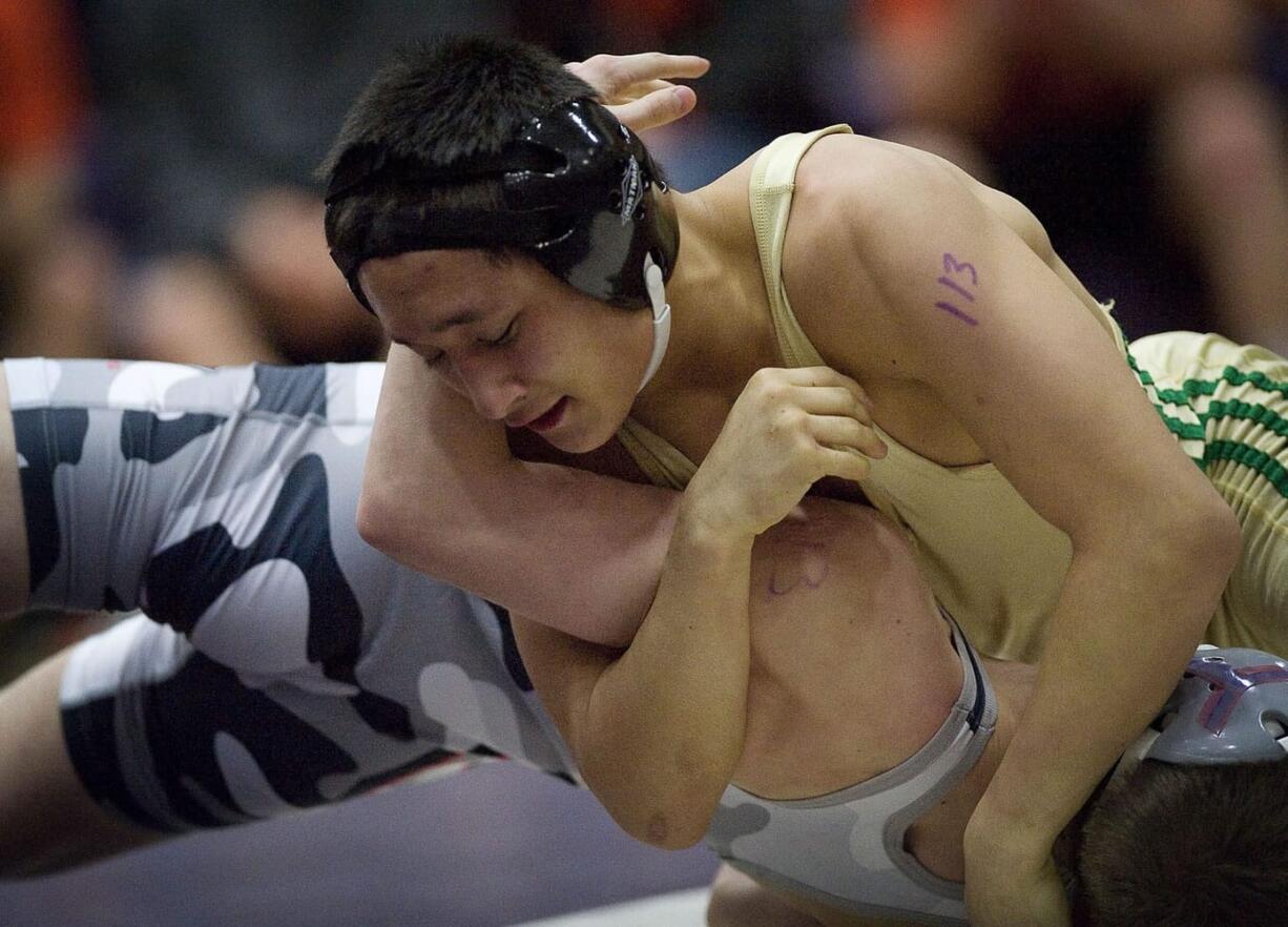 Evergreen's Michael Nguyen beat Union's Cody Hersel.