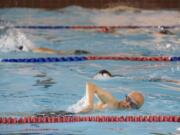 Bharat Kumar of Vancouver swims laps at the Marshall Community Center pool.