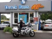 Bagley Downs: Paul Peloquin stopped at the Vancouver Dutch Bros.