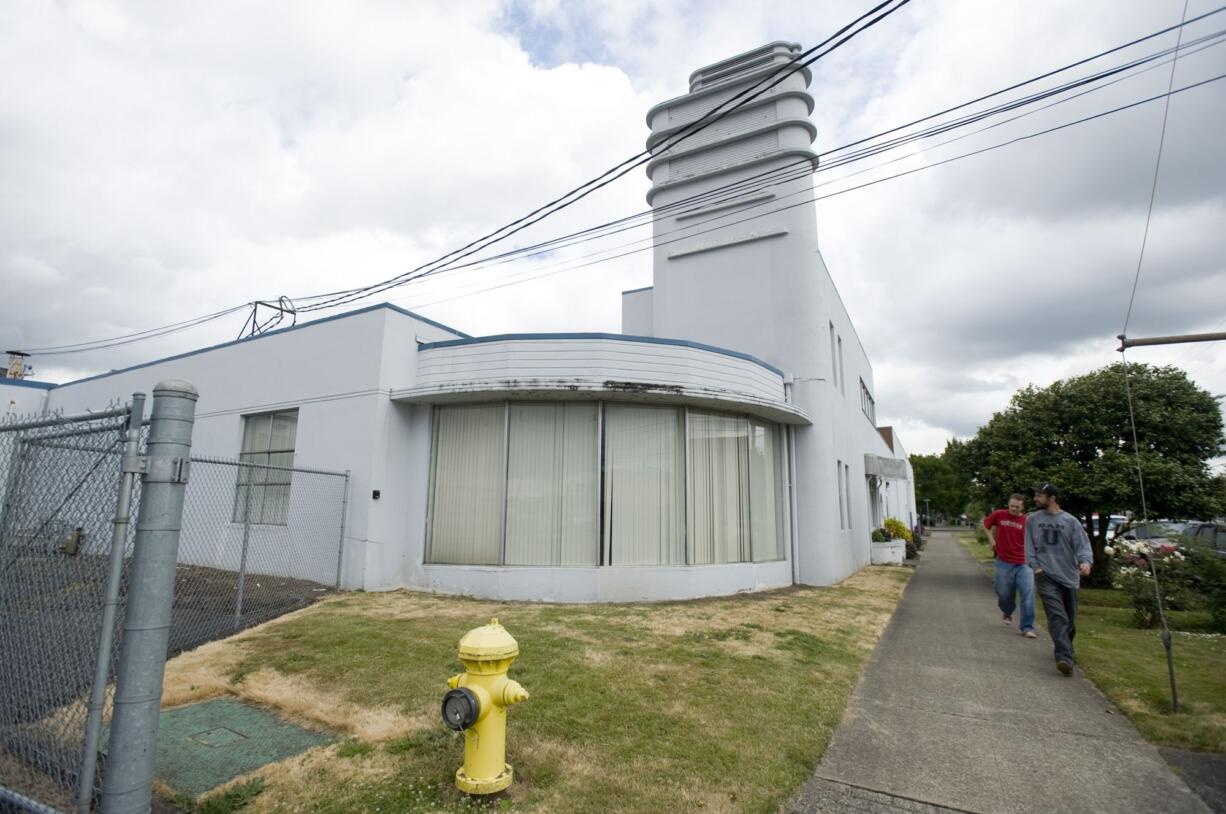 This former Pepsi bottling plant in downtown Vancouver, now owned by Clark County, would be the site of a proposed biomass plant.