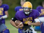 Columbia River running back Remick Kawawaki had more than 900 yards rushing in seven games last season.