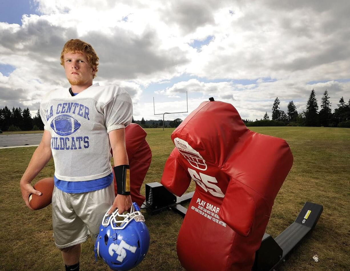 La Center senior Jake Johnson played all over the field for the Wildcats the past three seasons.