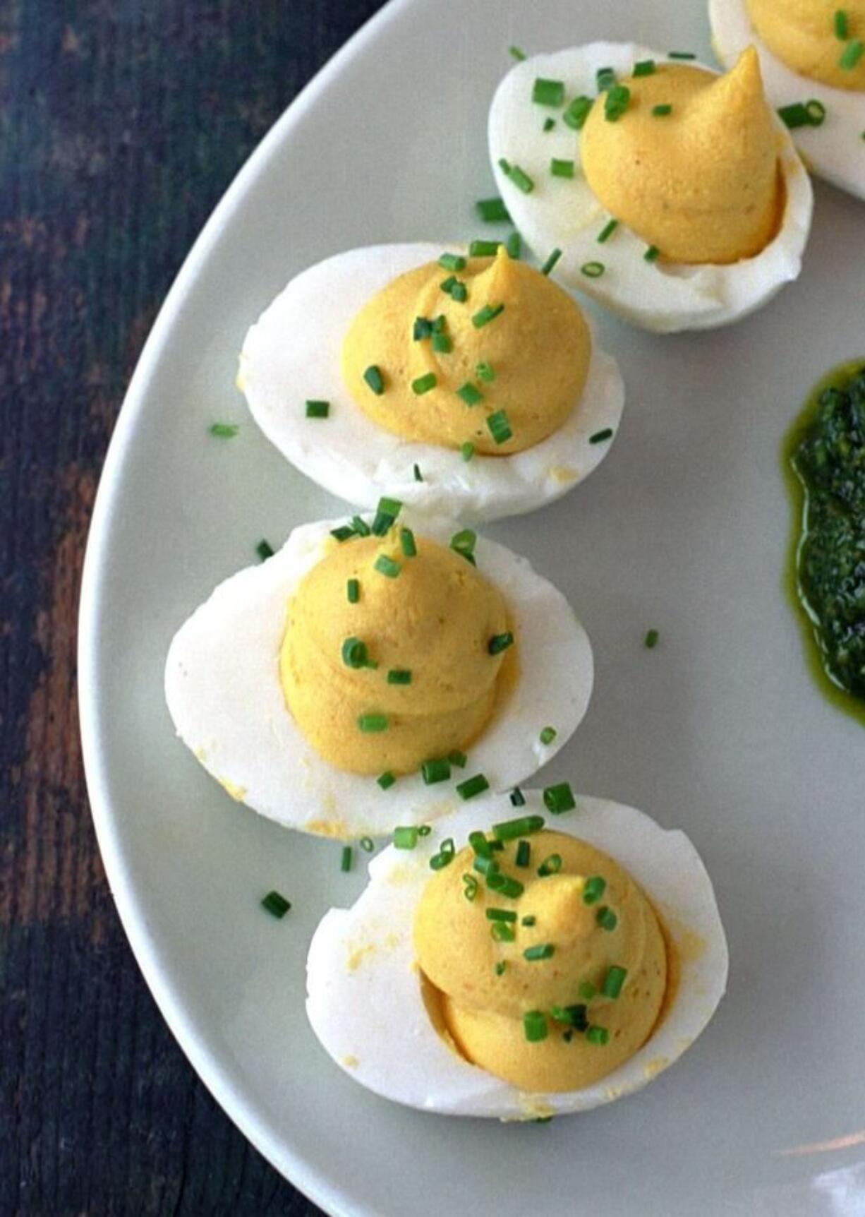 It's so hard to resist stuffed eggs.