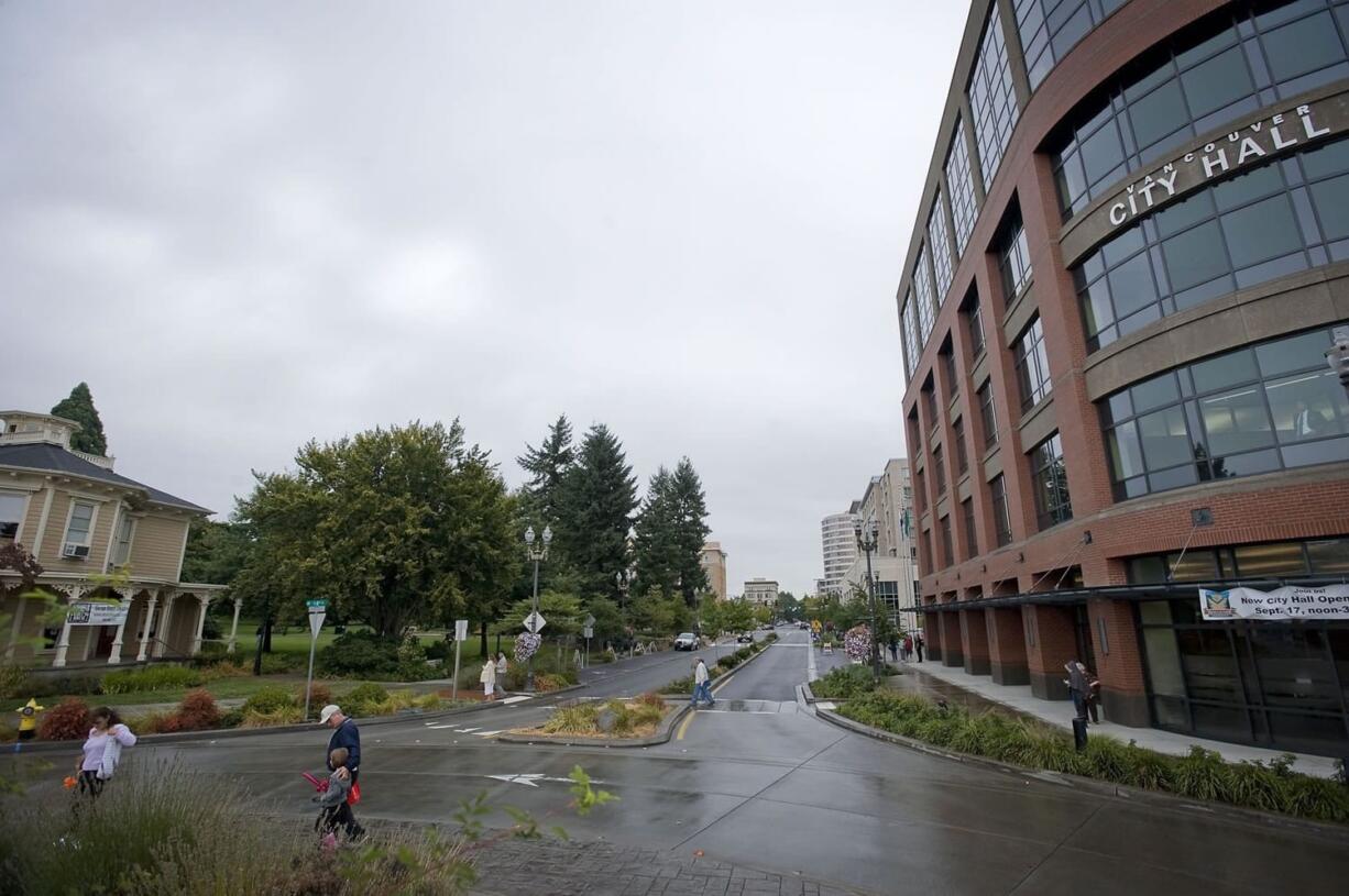 The new Vancouver City Hall is adjacent to Esther Short Park. The city's biennial community survey is online now through May 14.