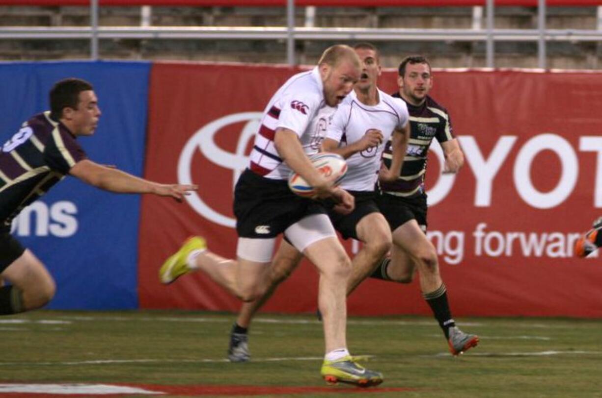 Vancouver's Tim Stanfill enjoyed playing football at Evergreen High School, but rugby is his game now.