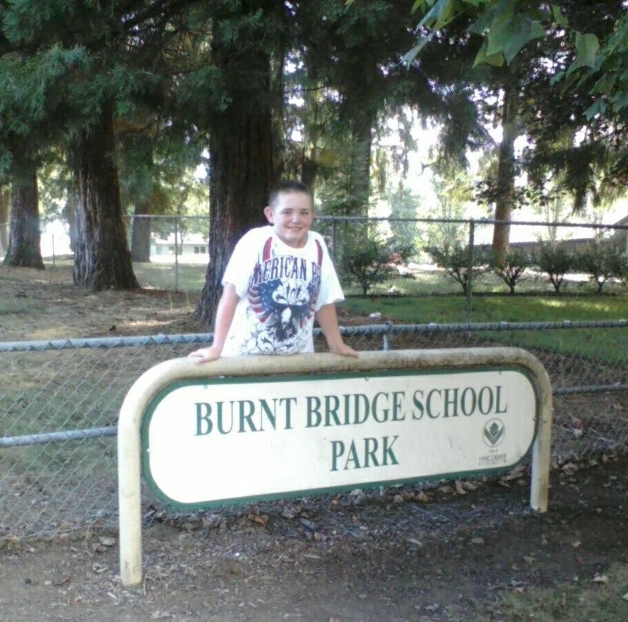 Robert LeVasseur, 12, volunteered more than 75 hours for the Vancouver-Clark Parks and Recreation counting park users and compiling months of data for Fir Garden and Burnt Bridge Elementary School Park.