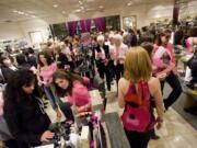 The annual Pink Power fundraiser was held this year at Westfield Vancouver mall and the Nordstrom store.