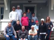 Volunteers helped paint the home of Barbara Donohoe as a part of A Brush With Kindness.