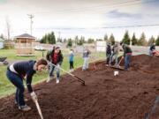 Five Corners: Local members of the Washington Association of Landscape Professionals added free finishing touches to three Habitat for Humanity homes on March 25.