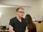 Zachary Akers, 20, of Camas makes a first appearance Jan. 6 in Clark County Superior Court in connection with a child pornography and online child exploitation case. Akers appeared Thursday in a third case to face new allegations.