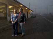 Co-owners of the Heisson Store Jenell Anderson and her father, Eric Johnson.