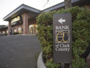 The Bank of Clark County was closed Jan.