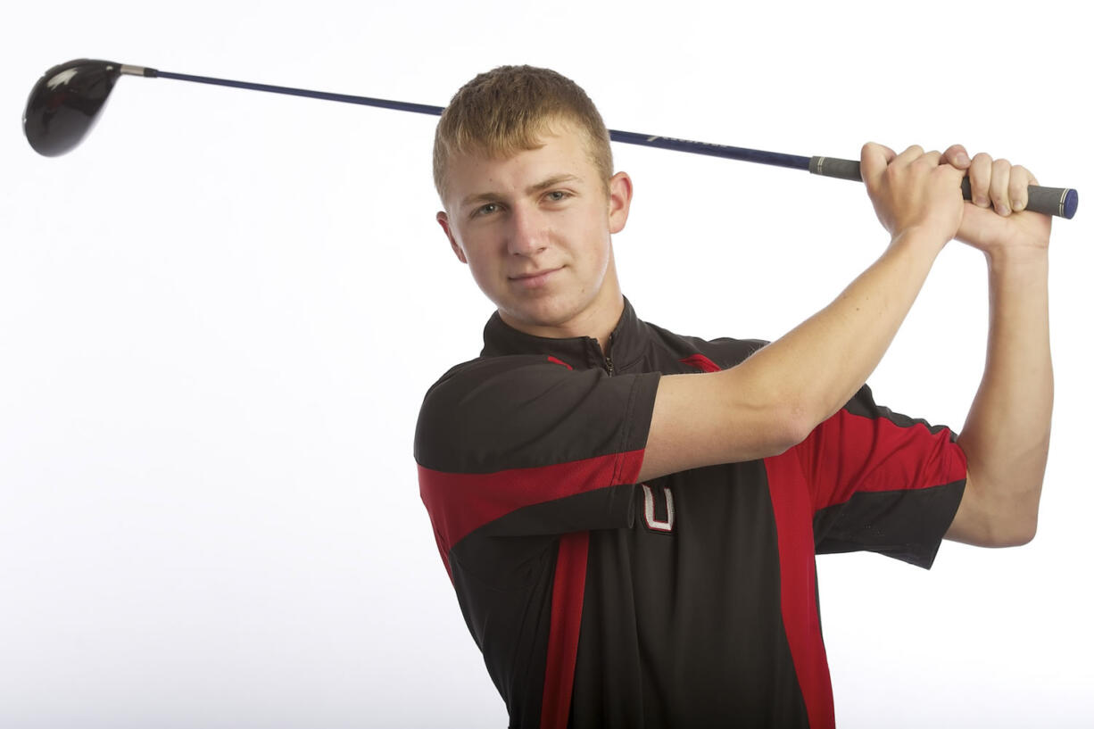 Alistair Docherty, Union boys golf, photographed Tuesday June 5, 2012 in Vancouver, Washington. Docherty is the 2012 All-Region boys golfer.