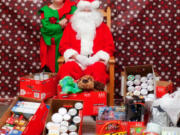 Minnehaha: Elf Joe Gornowicz helped at the Photos with Santa event at Harry S Truman Elementary School.