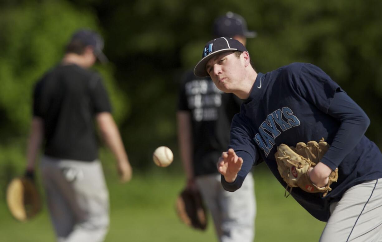 Capps has been called the Hawks' most dependable pitcher this season, who never seems to get rattled.