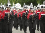 The Union High School marching band won top honors Saturday at the Rose Festival Grand Floral Parade in Portland.