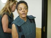 Donna Rae Williams, 51, makes a first appearance in court May 31 on a first-degree murder charge.