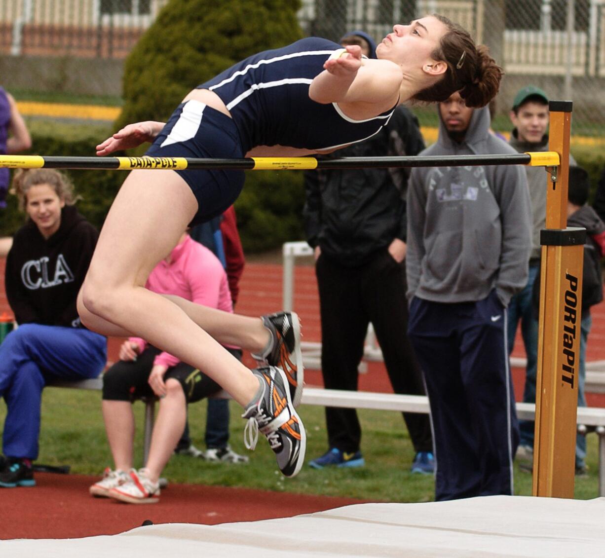 Charity Arn, George Fox University track and field.