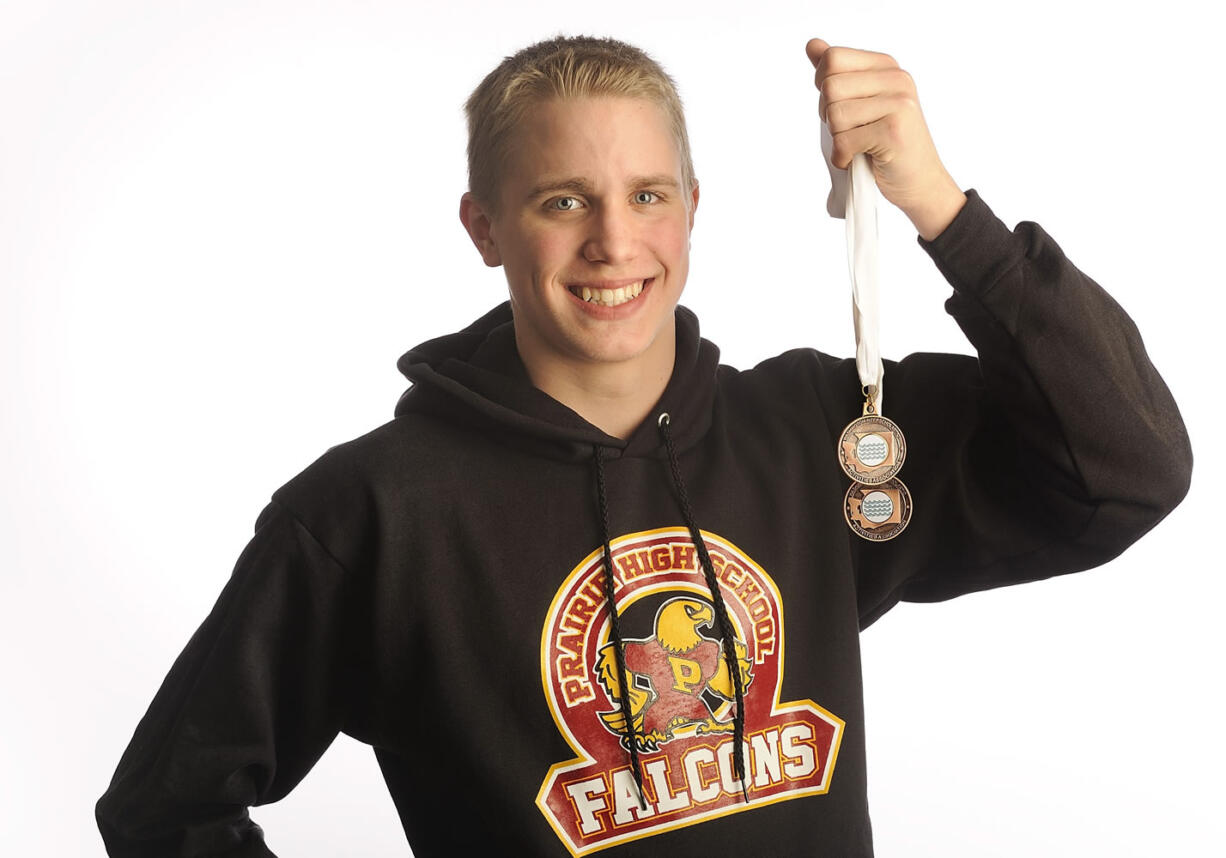 Jeron Hamlik, photographed Monday March 12, 2012 in Vancouver, Washington, is The Columbian's All-Region swimmer of the year.