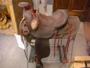 This well-used Ben Tarrell saddle was discovered in a saddle shop in Pendleton, Ore.