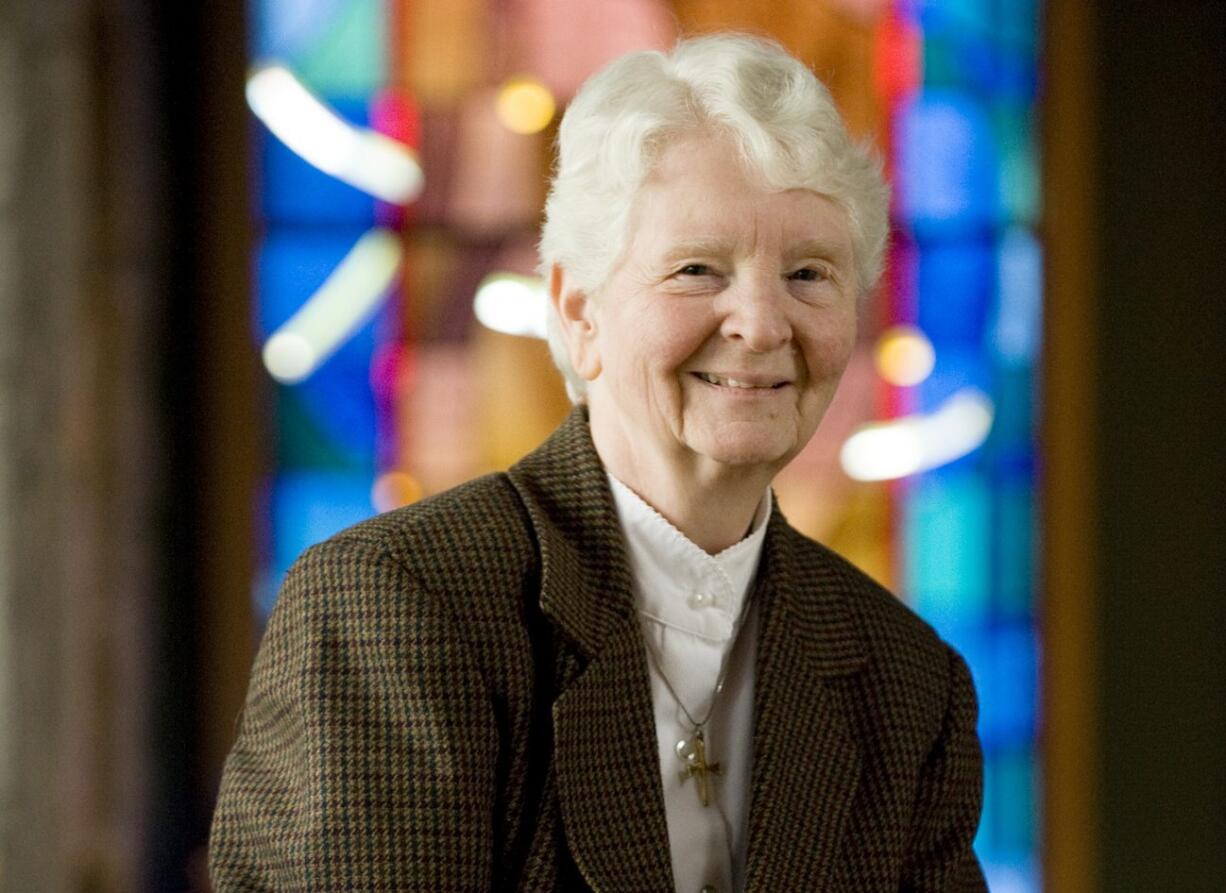 Sister Mary Fox, shown at St.