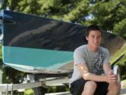 Camas High School senior Stephen Moran spent seven months and 300 hours building his i550 racing sailboat.