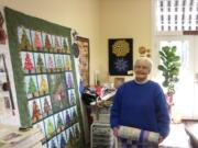 Battle Ground:  Mary Jo Lewis created this quilt featuring a center block of the Historic Venersborg Schoolhouse.