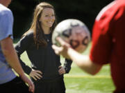 Jenn Johnson has been the head coach of the Skyview High School boys soccer team for three seasons, leading the Storm to the state semifinals.